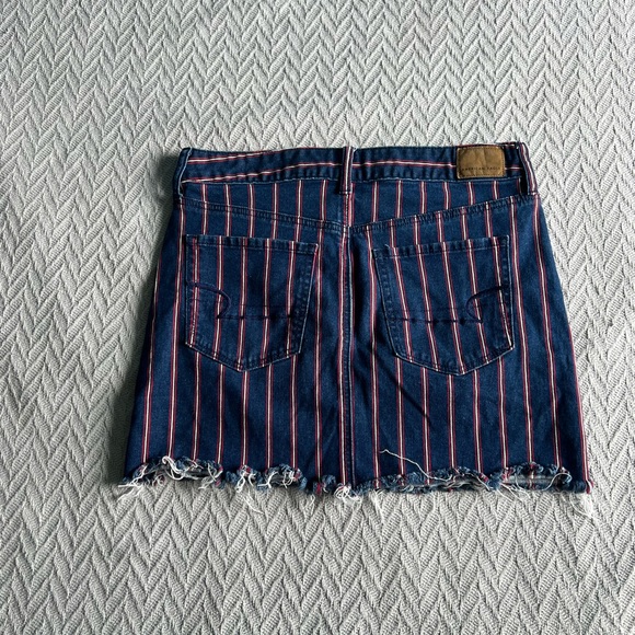 American Eagle red, white, and blue skirt - Picture 3 of 7